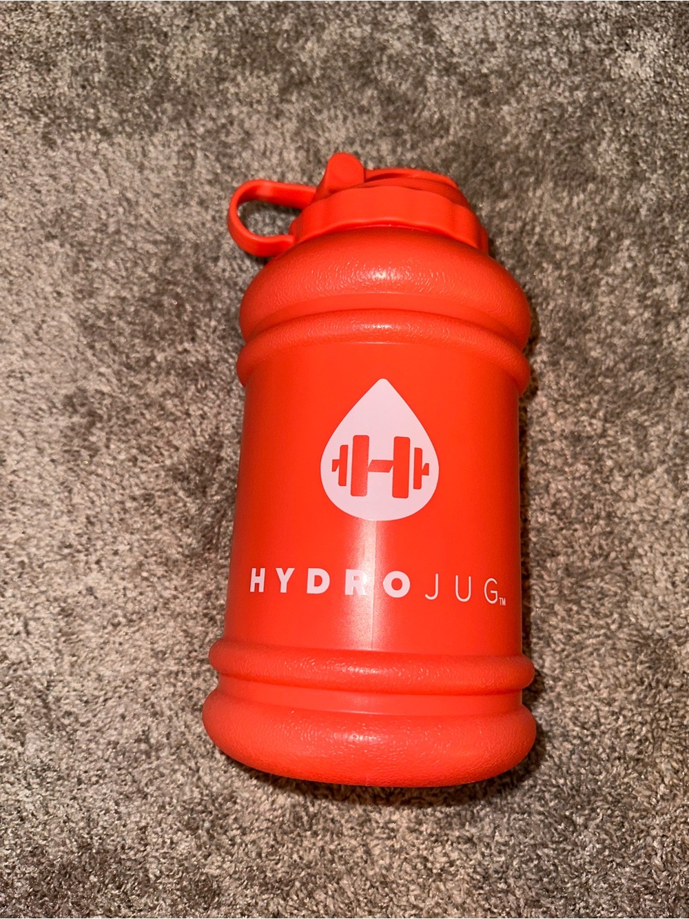 HydroJug Bright Orange Water Jug